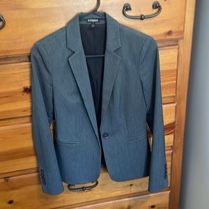 Express dark gray women’s blazer